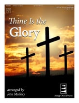 Thine Is the Glory Handbell sheet music cover